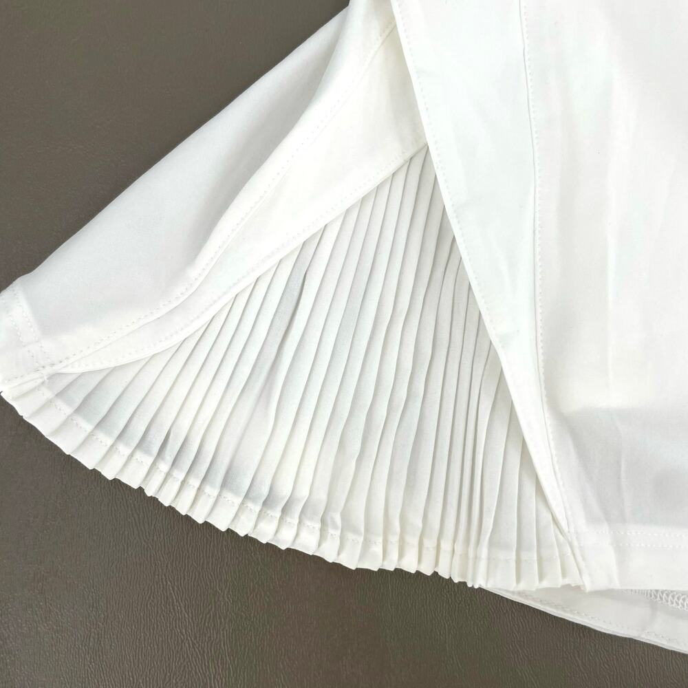 Lululemon Play Off The Pleats White Skirt Athletic Tennis Golf Skort Size 8 - Picture 11 of 15